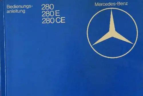 Mercedes-Benz 280 CE 1980 Betriebsanleitung (9043)