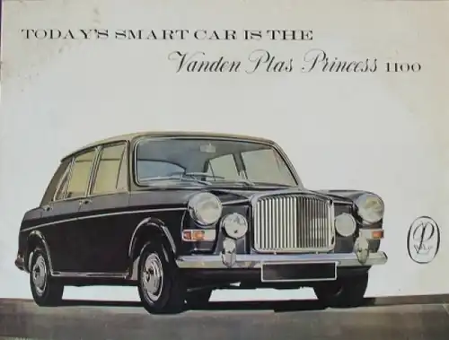 Austin Vanden Plas 1100 Princess Modellprogramm 1963 Automobilprospekt (9085)