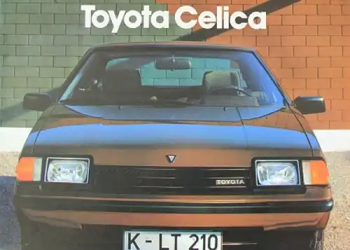 Toyota Celica Modellprogramm 1982 Automobilprospekt (9087)