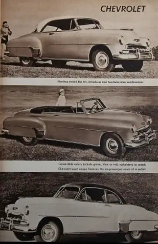 Popular Mechanics "Factbook on 1952 Cars" Automobil-Jahrbuch 1952 (9119)