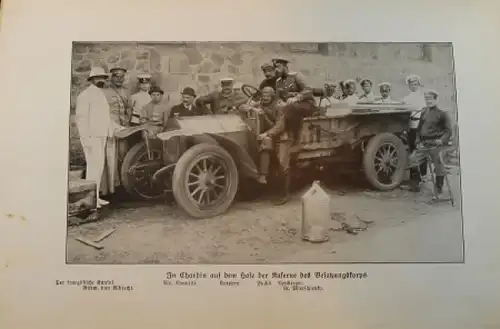 Koeppen "Im Auto um die Welt" Rennen New York-Paris 1909 Motorsport-Historie (9136)