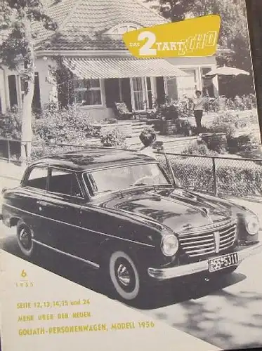 "Das 2 Takt Echo" Goliath-Magazin 1955 (9283)