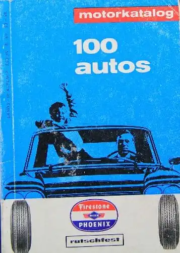 "Motorkatalog - 100 Autos" Automobil-Jahrbuch 1963 (9338)