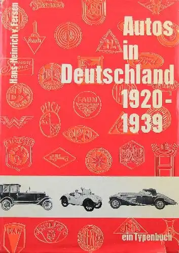 Fersen "Autos in Deutschland 1920 - 1939" Fahrzeug-Historie 1964 (9347)