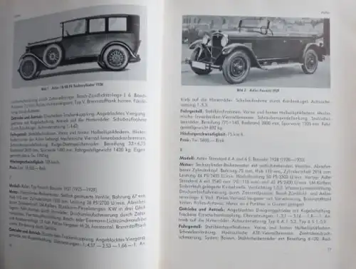 Fersen "Autos in Deutschland 1920 - 1939" Fahrzeug-Historie 1964 (9347)