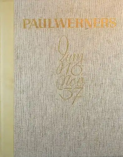 Büssing-NAG "Paul Werner zum 60. Geburtstag" Firmen-Historie 1937 (9417)