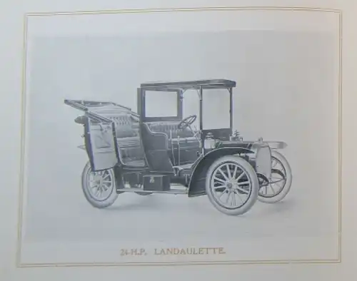 Pilain Automobiles Modellprogramm 1906 Automobilprospekt (9466)