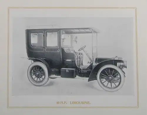 Pilain Automobiles Modellprogramm 1906 Automobilprospekt (9466)
