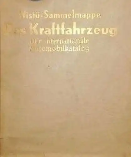 Wistü "Das Kraftfahrzeug" Automobil-Sammelalbum 1954 (9497)