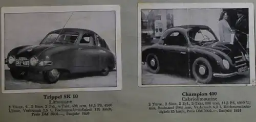Wistü "Das Kraftfahrzeug" Automobil-Sammelalbum 1954 (9497)