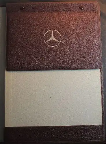 Mercedes-Benz Arbeitsmappe 1955 Werkstatt (9499)