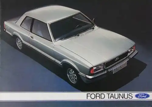 Ford Taunus Modellprogramm 1976 Automobilprospekt (0291)