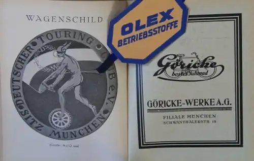 DTC "Handbuch Deutscher Touringclub 1926" (9549)