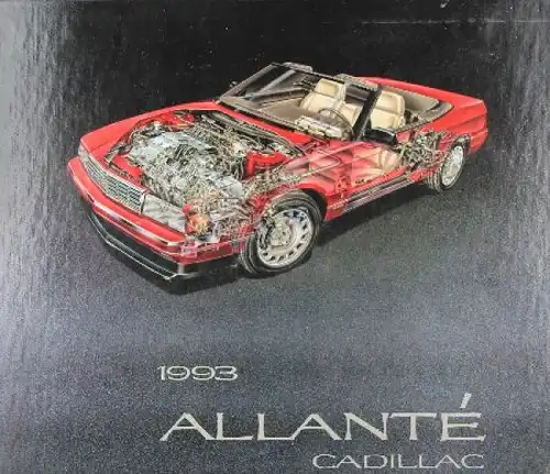 Cadillac Allante Modellprogramm 1992 Automobil-Pressemappe (9555)