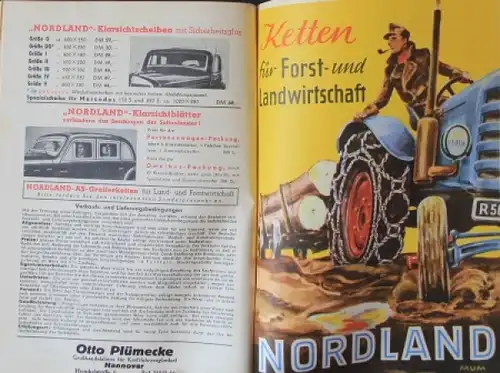 Plümecke Kraftfahrzeugbedarf  "Winterausrüstung 1953/43" 1953 Zubehörprospekt (9574)