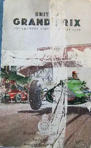 "British Grand Prix" Silverstone Mai 1949 Rennprogramm (9593)