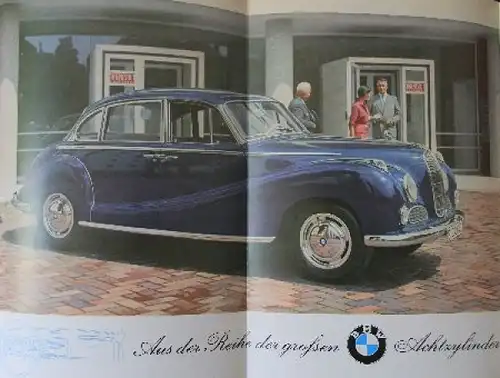 BMW 2600 - 3200 L Modellprogramm 1961 Automobilprospekt (0544)