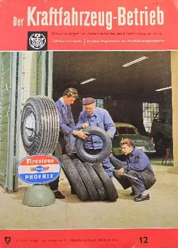 "Der Kraftfahrzeugbetrieb" Autotechnisches Magazin 1960 (9805)