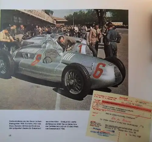 Schrader "Mercedes-Benz Silberpfeile" Mercedes-Rennsport-Historie 1987 (9809)