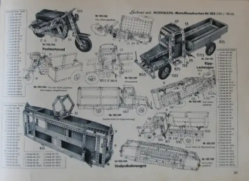 Märklin Modellprogramm 1938 Spielzeugkatalog (9821)