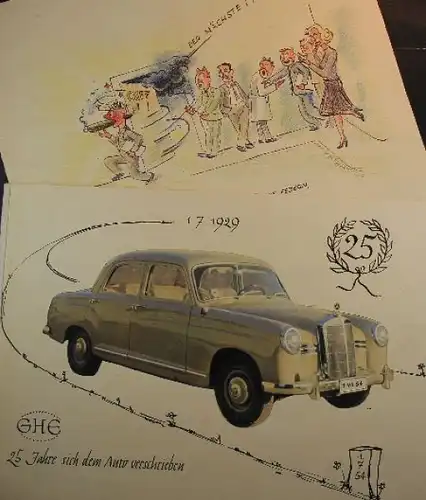 Happich 1954 "25 jähriges Jubiläum von Prokurist Herr" Unikatbox (9838)