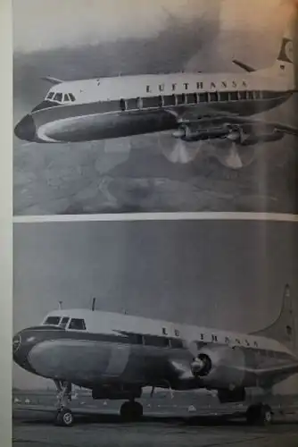 Berger "Mit dem Kranich am Leitwerk" 1960 Lufthansa Flugzeug-Historie (9885)