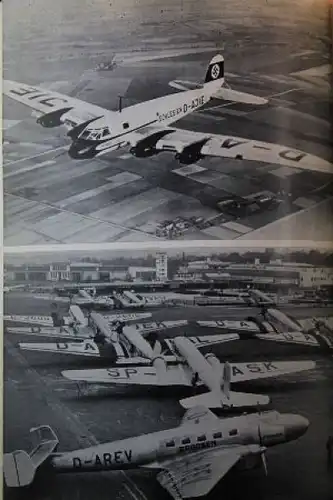 Berger "Mit dem Kranich am Leitwerk" 1960 Lufthansa Flugzeug-Historie (9885)