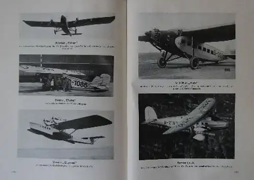 Malina "Luftfahrt voran! - Das deutsche Fliegerbuch" 1938 Flugzeugbuch (1014)