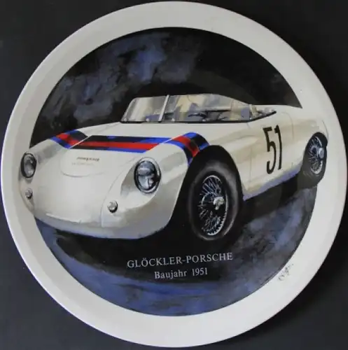 Glöckler-Porsche Jahresteller 1951 limitierte Edition Porzellan 1985 (1044)