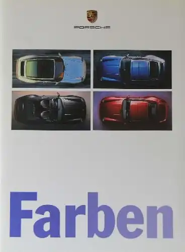 Porsche 911 Farben + Polster 1997 Automobilprospekt (1097)