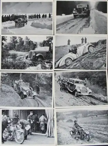 "Deutscher Kraftfahrsport" 1939 Motorsport-Sammelbilder zu Band II in Umschlägen (1166)
