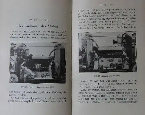 Reibestahl "Wie repariere ich einen Automobilmotor?" Fahrzeugtechnik 1926 (1224)