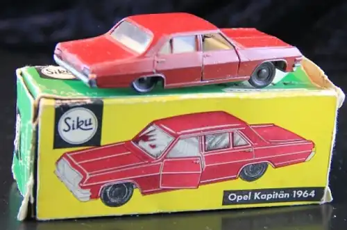 Siku Opel Kapitän V252 Metallmodell 1965 in Originalbox (1376)