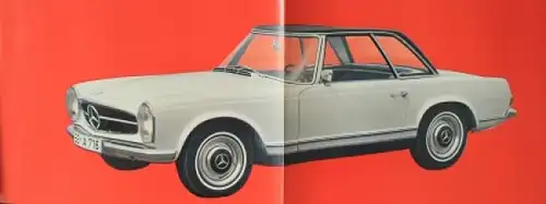 Mercedes-Benz 230 SL Modellprogramm 1963 Automobilprospekt (1593)