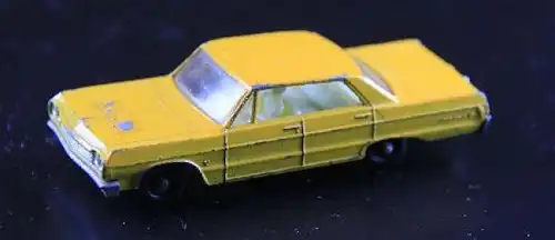 Matchbox Lesney Chevrolet Impala Taxi 1964 Metallmodell (1696)