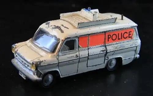 Dinky Toys England Ford Transit Police Unit 1970 Metallmodell (1726)