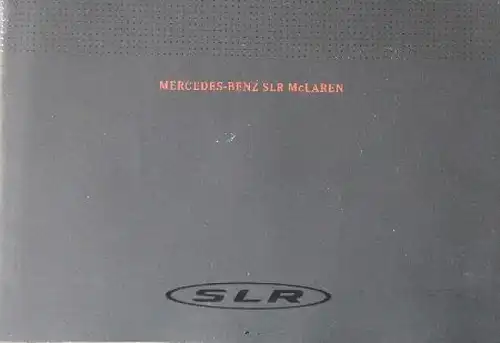 Mercedes-Benz McLaren SLR Modellprogramm 2003 Automobilprospekt (1948)