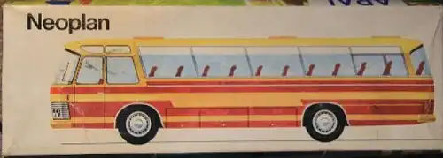 Rex Neoplan Auwärter Fernreisebus 1965 Plastikmodell in Originalkarton (2072)
