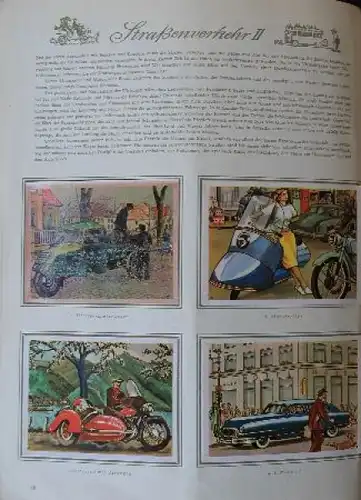 Homann Margarine "Technik und Verkehr" Verkehrs-Sammelalbum 1951 (2104)