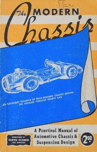 Clymer "The modern Chassis - Practical Manual" Fahrzeugtechnik 1951 (2107)