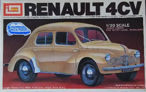Imai Renault 4 CV Junior 1960 mit Elektromotor in Originalbox (2131)