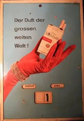 Stuyvesant Zigaretten "Der Duft der großen weiten Welt" Dauerkalender 1958 (2316)