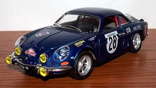 Bburago Renault Alpine A 110 Monte Carlo 1971 Metallmodell (2332)