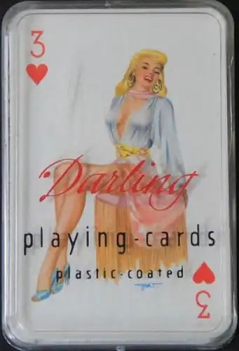 Darling "Pin-up Playing cards" 1958 Skatspiel (2358)