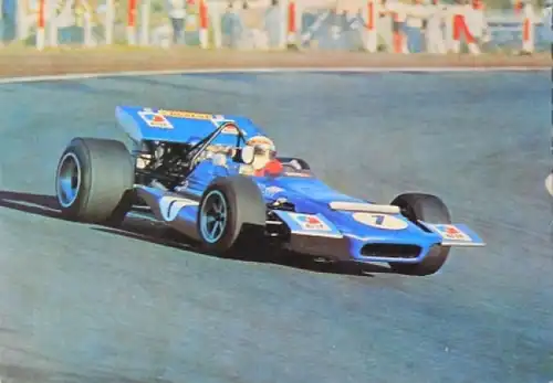 Motorrennsport 1970 sechs Rennfahrer Hruby Postkarten (2375)