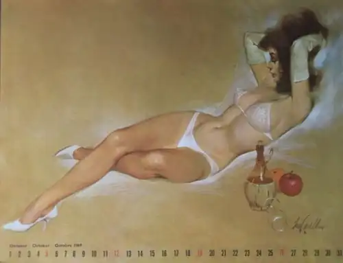 Brown & Bigelow Pin-Up Jahreskalender 1969 Fritz Willis (2409)