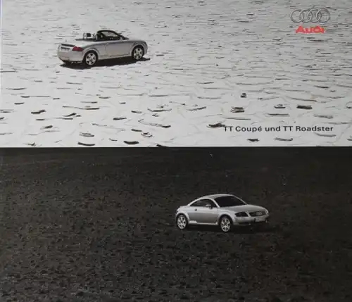 Audi TT Coupe Roadster Modellprogramm 2003 Automobilprospekt-Mappe (2415)