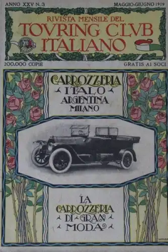 "Rivista Touring" Touring-Club Zeitschrift 1919 (2475)
