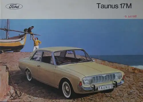 Ford Taunus 17 M Modellprogramm 1965 Automobilprospekt (2602)