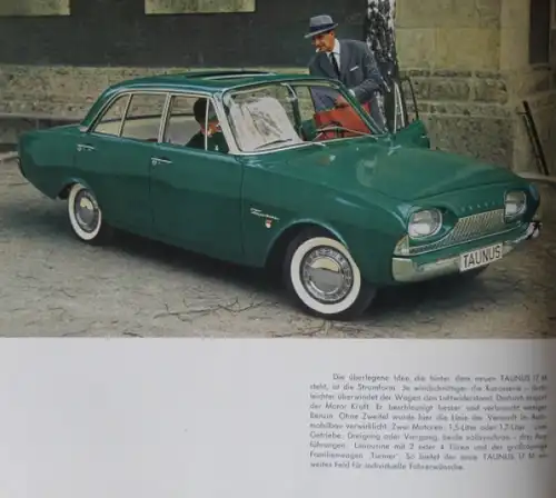 Ford 1962  "Ford Werke AG Köln" Automobilprospekt (2614)